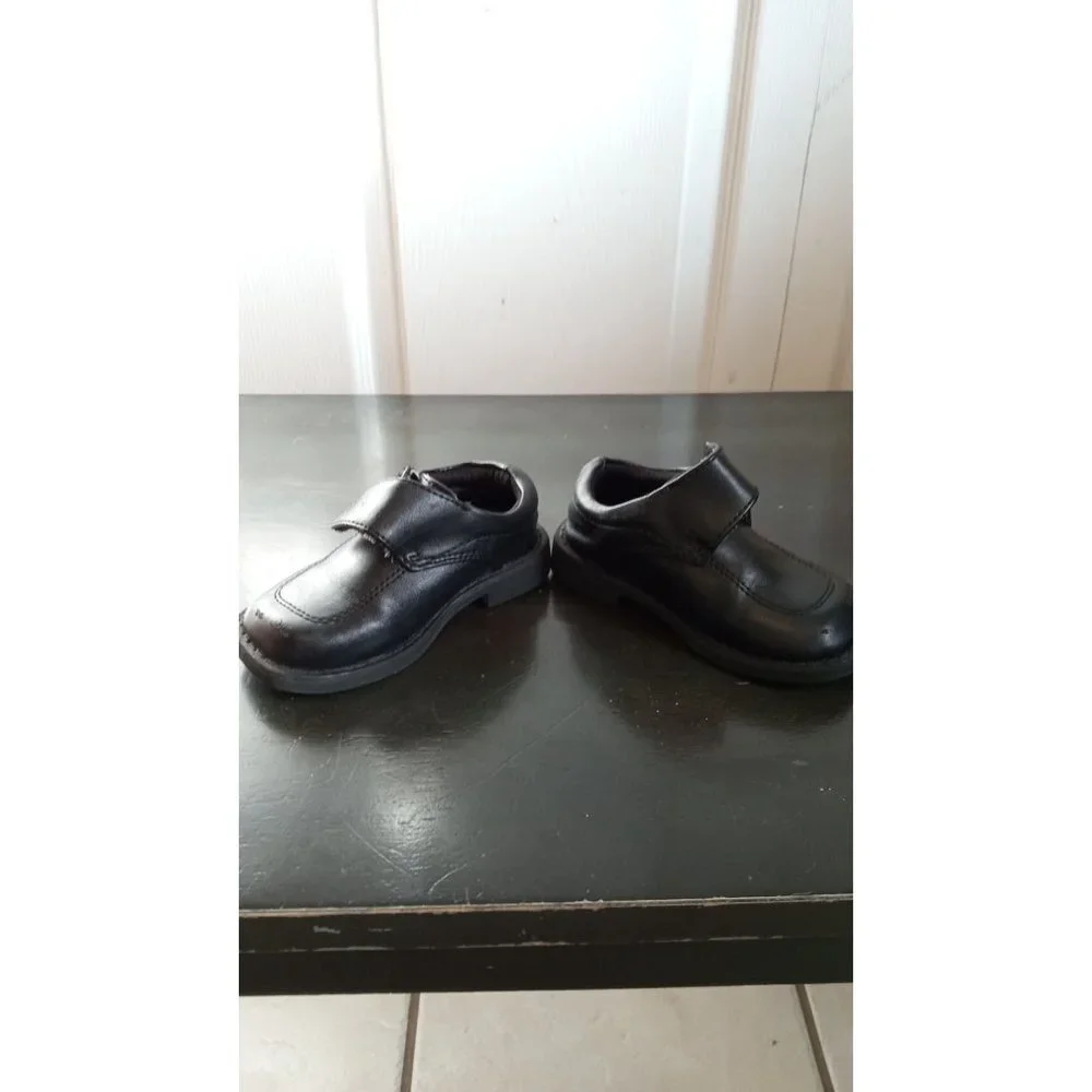 Tiny Toes baby boy black‎ dress shoes